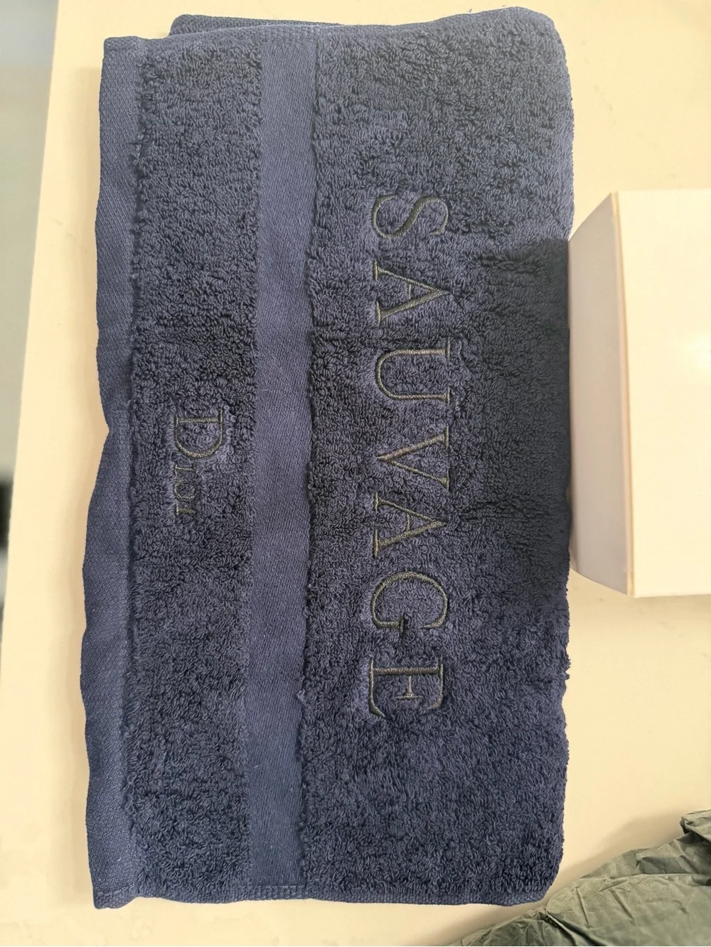 Dior Sauvage Navy Blue Towel